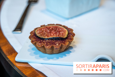 Le Tea Time d'Automne de Quentin Lechat au Royal Monceau -Raffles Paris - tartelette figue