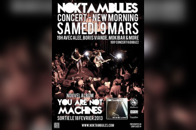 100e concert Kidibuzz : Noktambules + Alee + Boris Viande