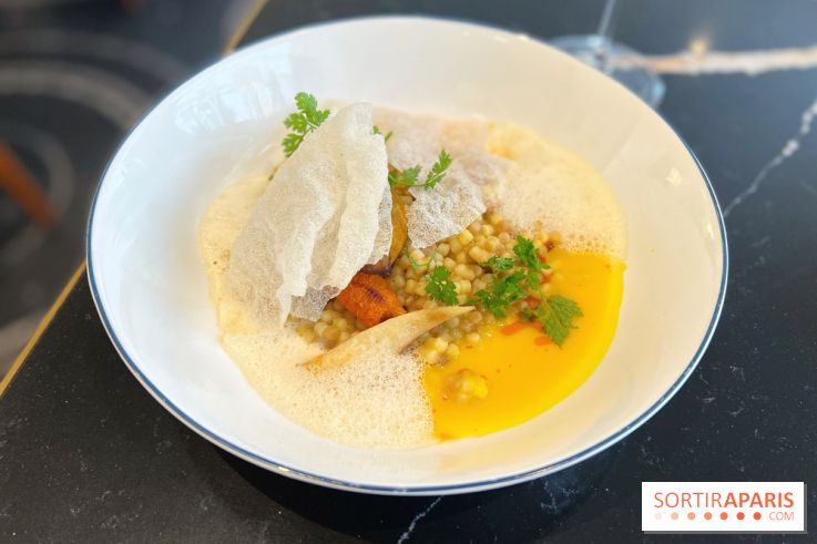 Restaurant Les Parisiens - Risotto fregola Sarda