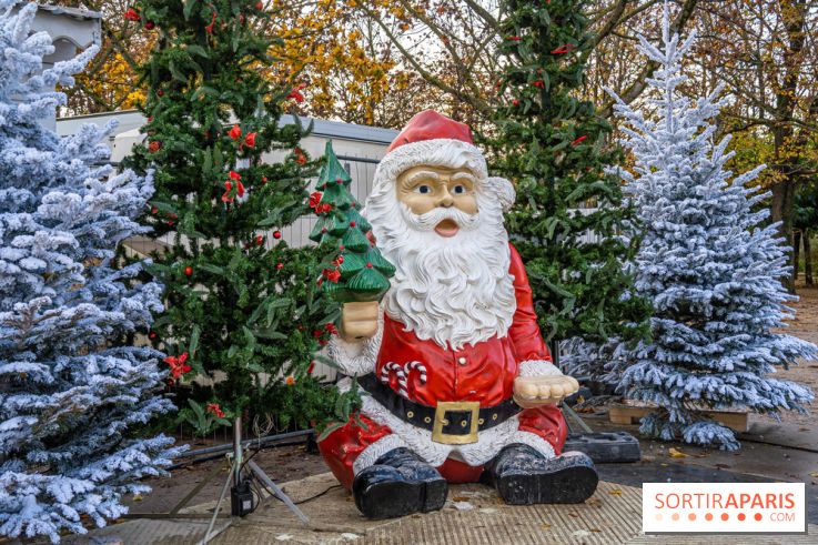 Noël Paris visuels - Père Noel - marché de noël