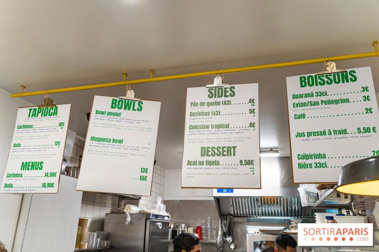 Onda, le restaurant Brésilen de tapiocas, crêpe de manioc - menu - carte