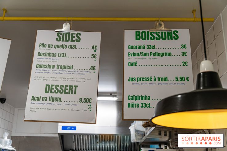 Onda, le restaurant Brésilen de tapiocas, crêpe de manioc - menu - carte