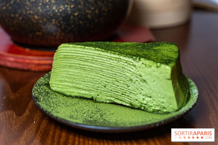 Matcha Ochaya , le café-restaurant de bubble tea de Paris - République - mille crêpes matcha