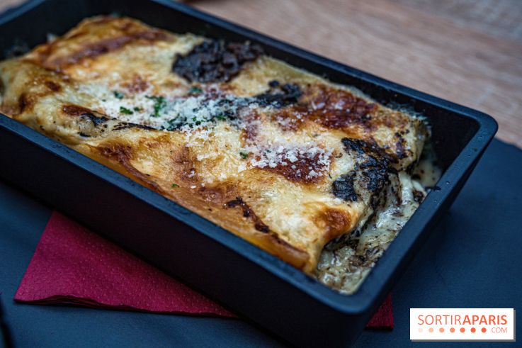 La Vela, le restaurant italien - méditerranéen de Boulogne - lasagne fade truffe