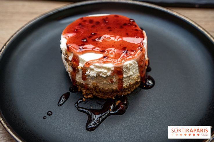 La Vela, le restaurant italien - méditerranéen de Boulogne - cheesecake fruits rouges