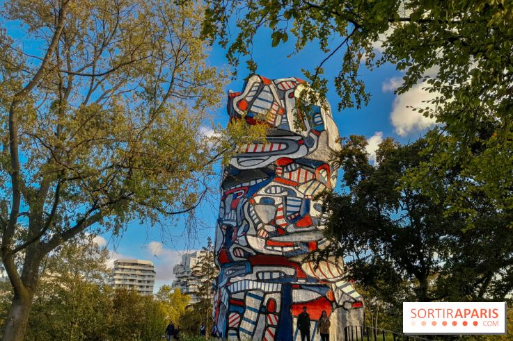 Issy - parc de l'île Saint Germain et Tour aux figures 