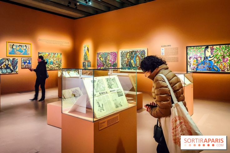 Baya, femmes en leur jardin, l'exposition poétique à l'Institut du monde arabe - nos photos