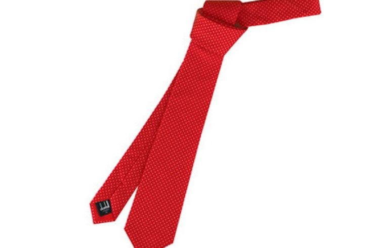 Dunhill : Cravate en soie