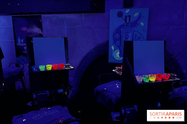 Paint in the Dark, un atelier peinture et cocktails dans le noir débarque à Paris