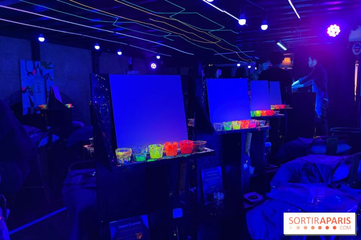 Paint in the Dark, un atelier peinture et cocktails dans le noir débarque à Paris