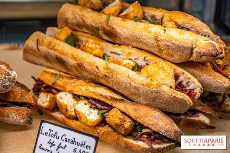 Boulangerie artisanale MieMie, levain et farines anciennes Paris 11e - sandwich végétarien