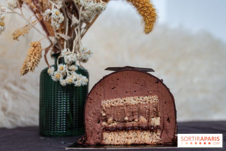 Les bûches de Noël 2022 d'oh oui!, la pâtisserie sans sucres IG bas- buche chocolat