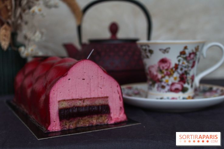 Les bûches de Noël 2022 d'oh oui!, la pâtisserie sans sucres IG bas - buche fruits rouges