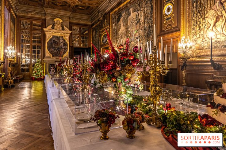 Château de Chantilly Noël 2022 - table Noël