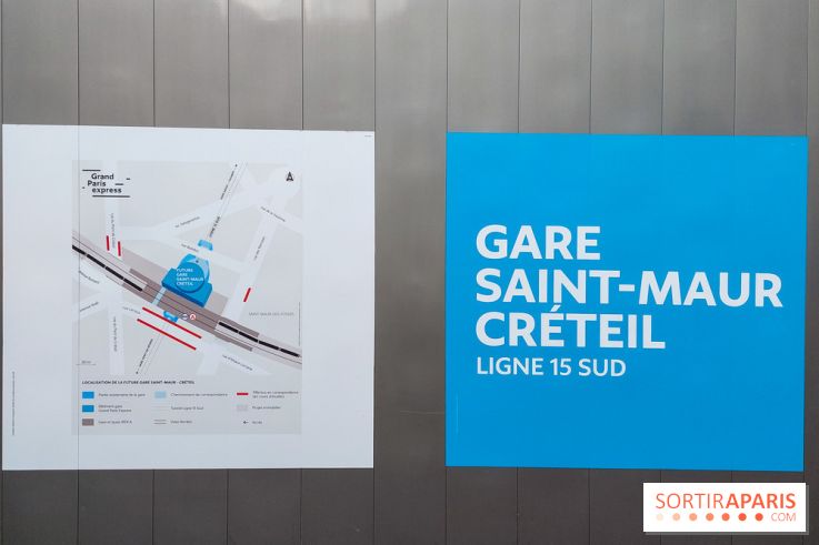 Le Grand Paris Express, visite du chantier de la gare Saint-Maur - Créteil, nos photos