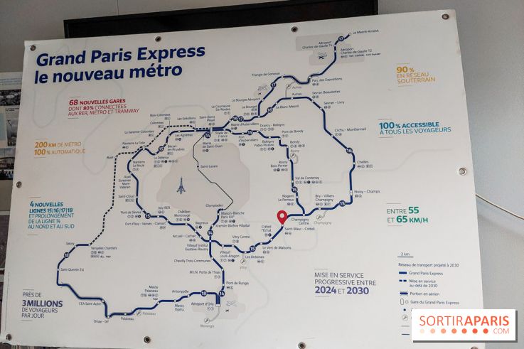 Le Grand Paris Express, visite du chantier de la gare Saint-Maur - Créteil, nos photos