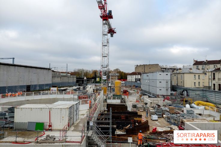 Le Grand Paris Express, visite du chantier de la gare Saint-Maur - Créteil, nos photos