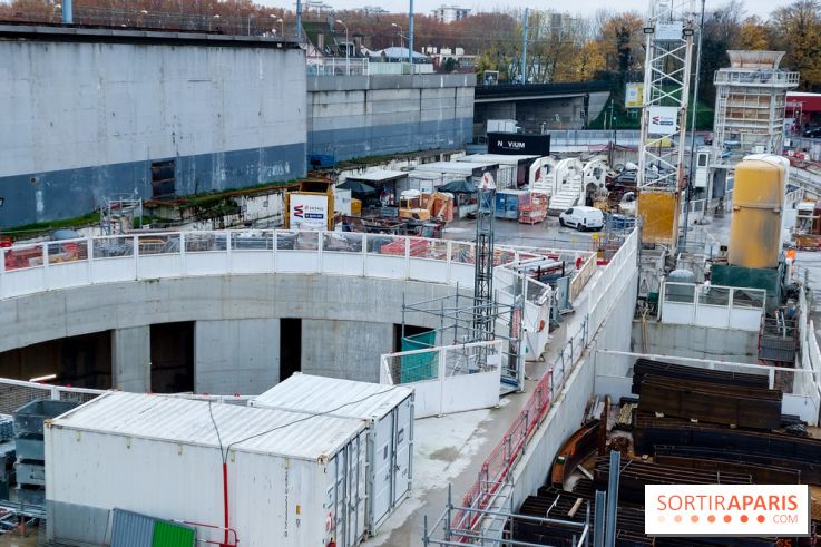 Le Grand Paris Express, visite du chantier de la gare Saint-Maur - Créteil, nos photos