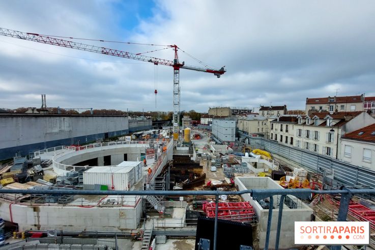 Le Grand Paris Express, visite du chantier de la gare Saint-Maur - Créteil, nos photos
