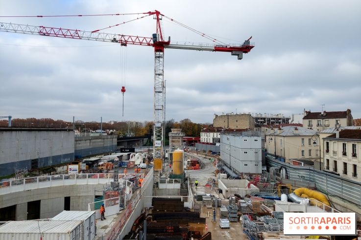 Le Grand Paris Express, visite du chantier de la gare Saint-Maur - Créteil, nos photos