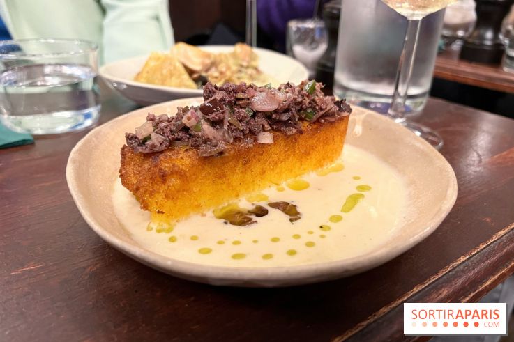 Le Cyrano - Polenta croustillante et olives