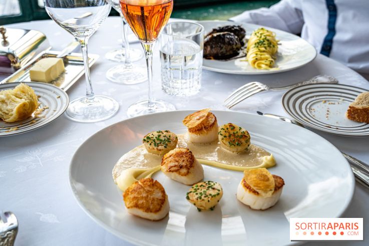 Grande Cascade restaurant 16e - Bois de Boulogne - noix de coquille saint-jaques
