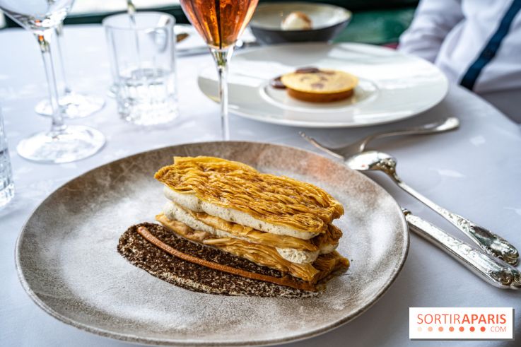 Grande Cascade restaurant 16e - Bois de Boulogne - mille feuille vanille - Joris Vée