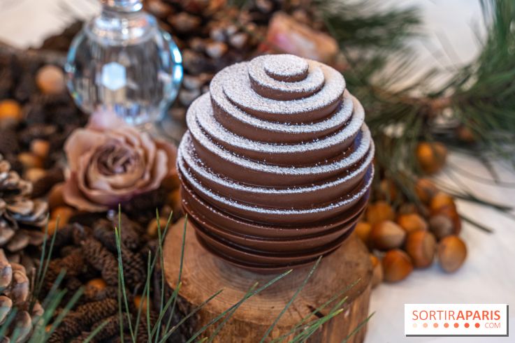 Christmas Pop Up du George V 2022 par Michael Bartoccetti - cake marbré