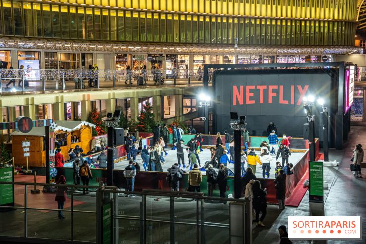 La patinoire de Noël des Halles 2022 - patinoire gratuite 
