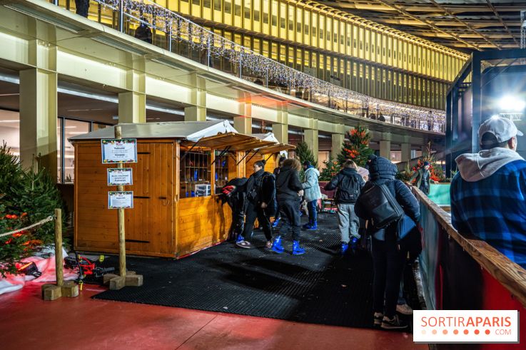 La patinoire de Noël des Halles 2022 - patinoire gratuite 