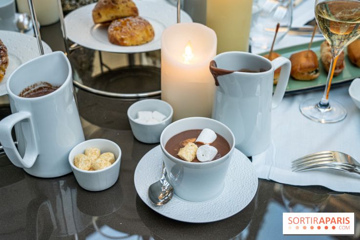 Le tea Time du Joy à l'Hôtel Fouquet's Paris par Anthony Coquereau - chocolat chaud