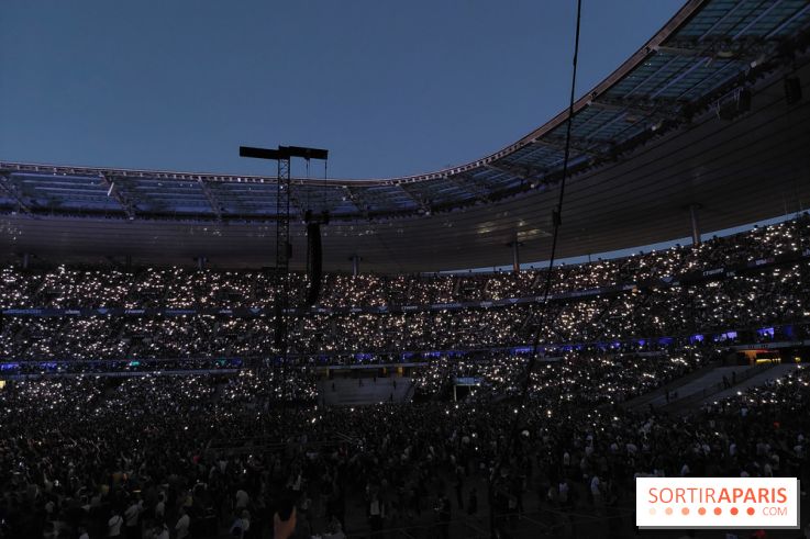 Visuels salles de spectacle et théâtres - concert Stade de France - nuit