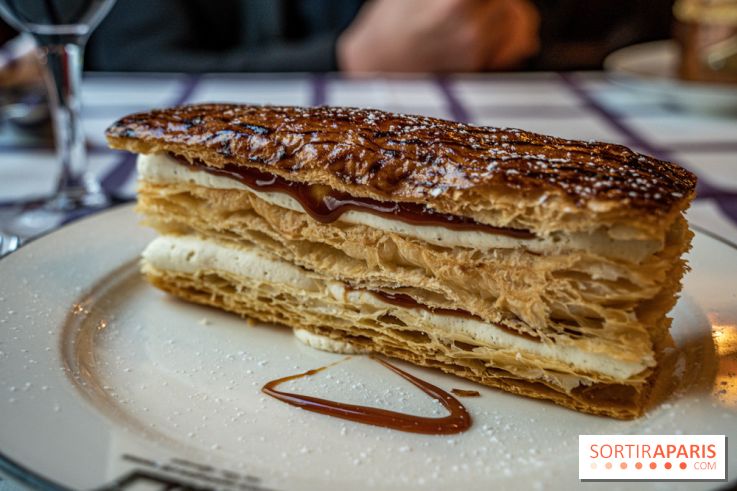Auberge Pyrénées Cévennes - Bistrot Paris 11e - millefeuille vanille