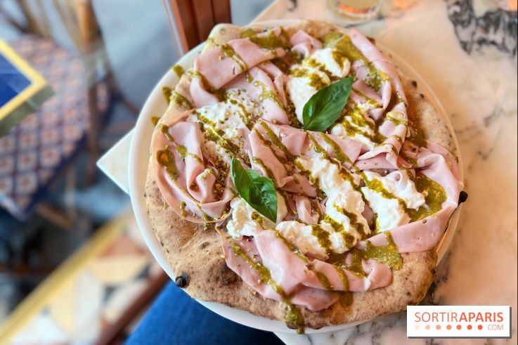 Pizzeria Agata - Pizza pistache mortadelle