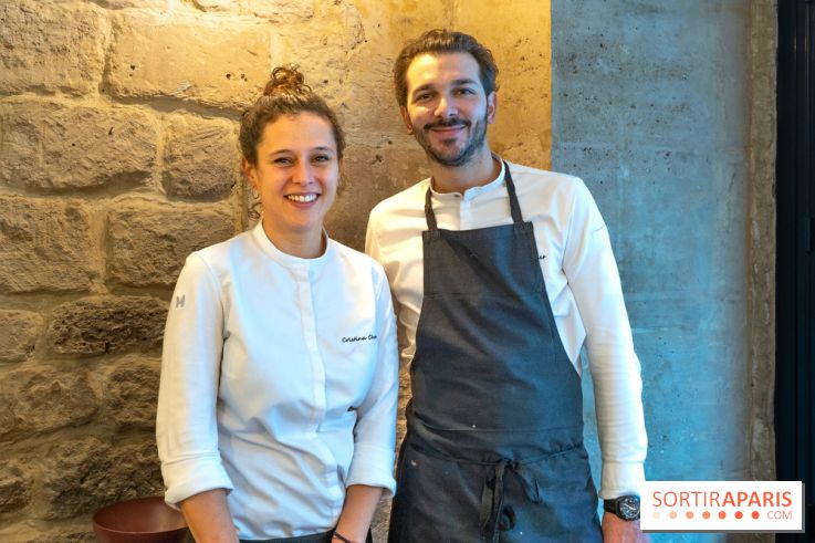 Ambos restaurant Paris - Cristina et Pierre Chomet - portrait