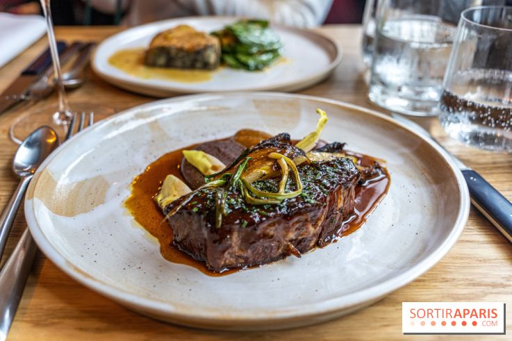 Ambos restaurant Paris - Cristina et Pierre Chomet - bœuf de castille braisé - endive