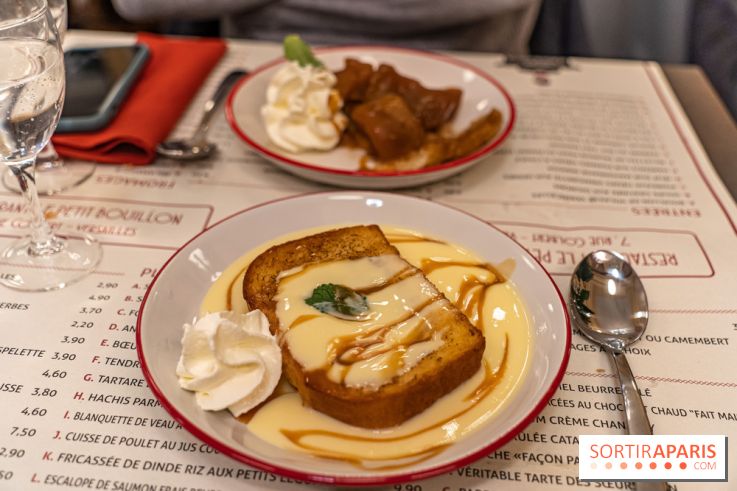 Petit Bouillon Versailles - restaurant près du Château de Versailles - pain perdu - brioche perdue