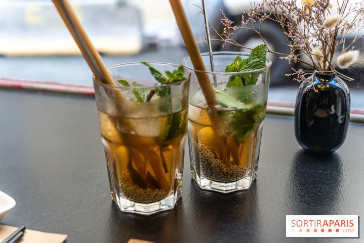 Entre 2 Rives restaurant vietnamien - thé glacé