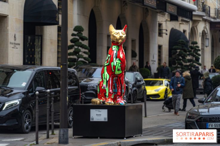 Exposition Julien et ses Juliogoths, avenue George V Paris