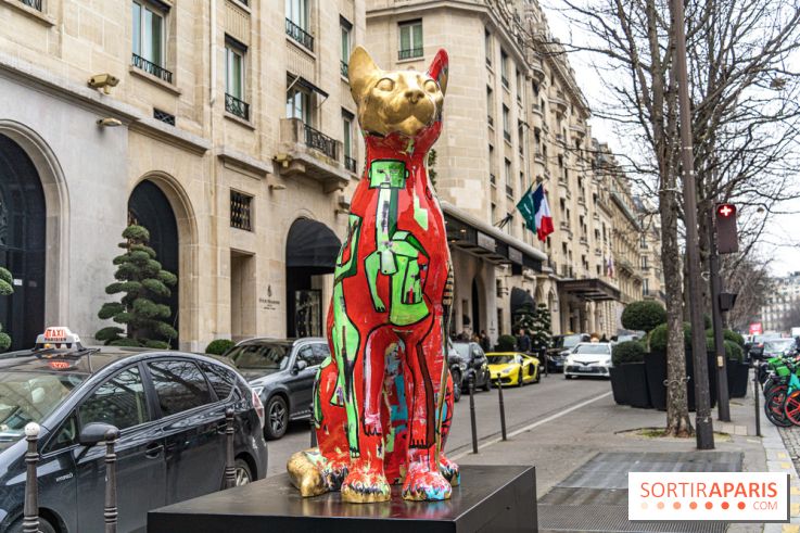 Exposition Julien et ses Juliogoths, avenue George V Paris