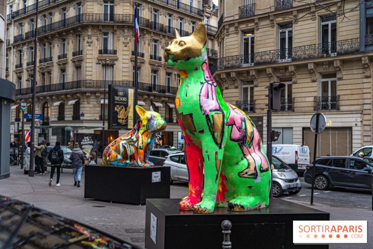 Exposition Julien et ses Juliogoths, avenue George V Paris