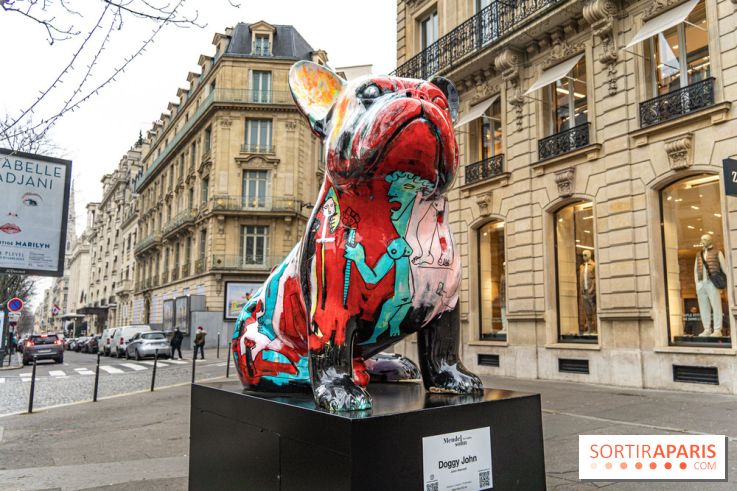 Exposition Julien et ses Juliogoths, avenue George V Paris