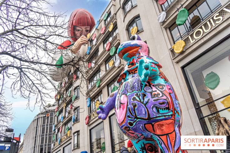 Exposition Julien et ses Juliogoths, avenue George V Paris