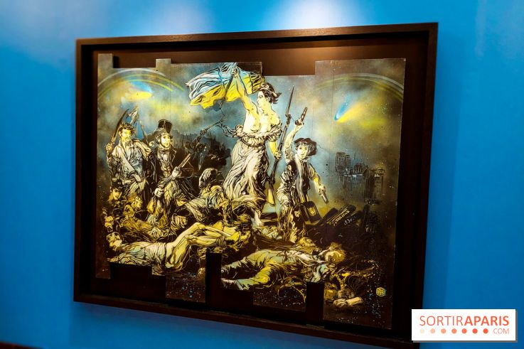 Slava Ukraini : l'expo gratuite signée C215 à Paris, nos photos