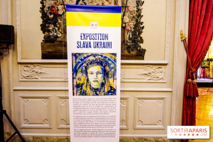 Slava Ukraini : l'expo gratuite signée C215 à Paris, nos photos