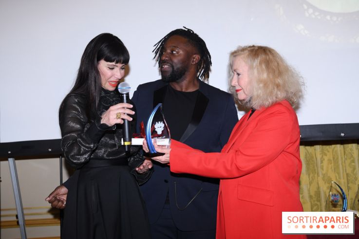 ©Rachid Bellak - Mathilda May son compagnon Sly Johnson et Brigitte Fossey (1)