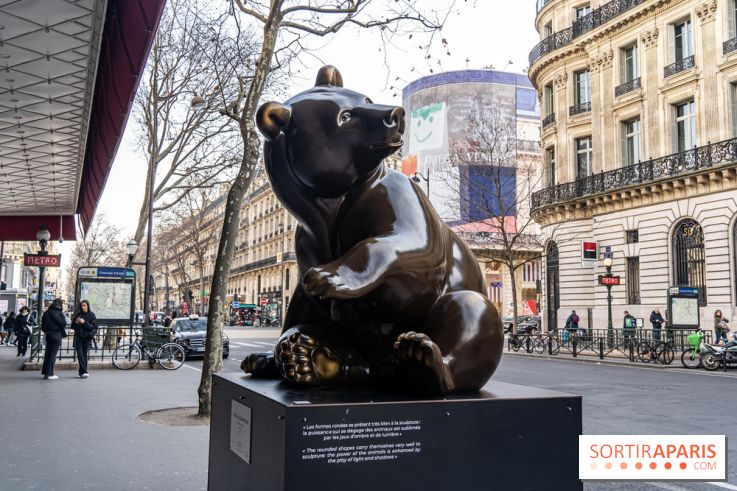 Exposition Fragiles colosses Boulevard Haussmann - photos - Michel Bassompierre