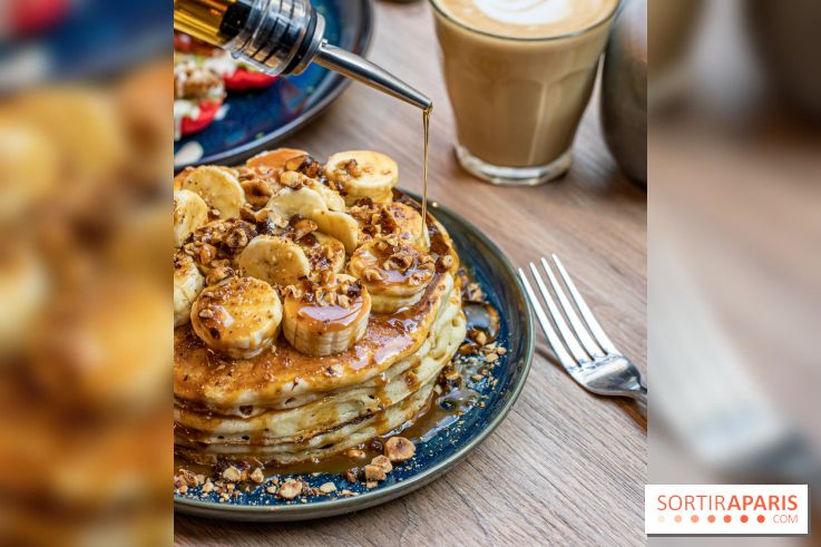 Parenthèse Brunch, le nouveau brunch pas cher et gourmand Paris 10e -  pancake banane