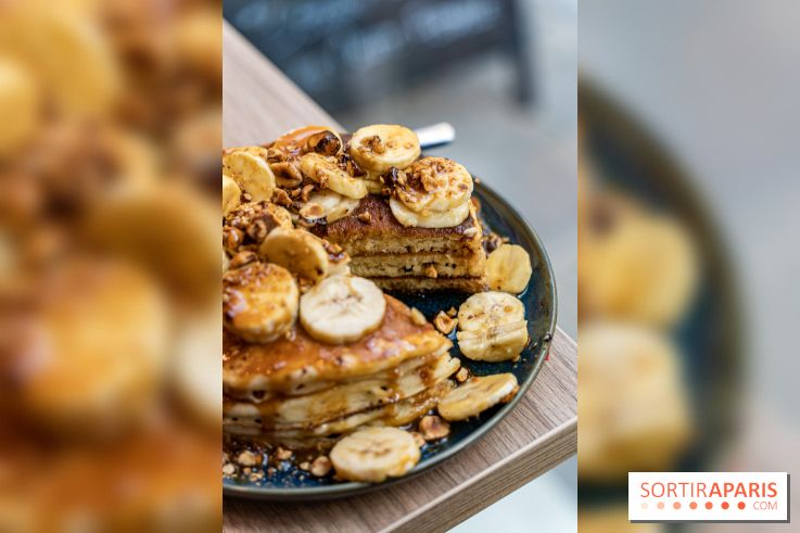 Parenthèse Brunch, le nouveau brunch pas cher et gourmand Paris 10e -  pancake banane
