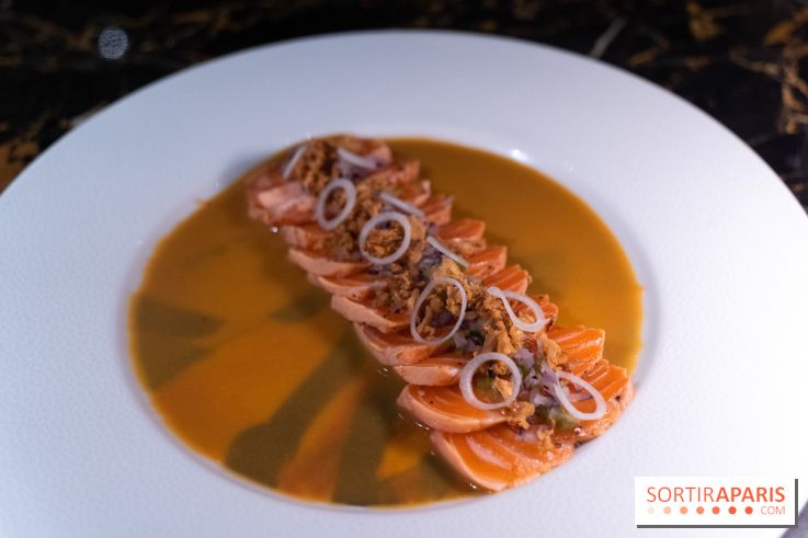 Akira Back Paris fête ses 1 an -  tatami saumon wasabi